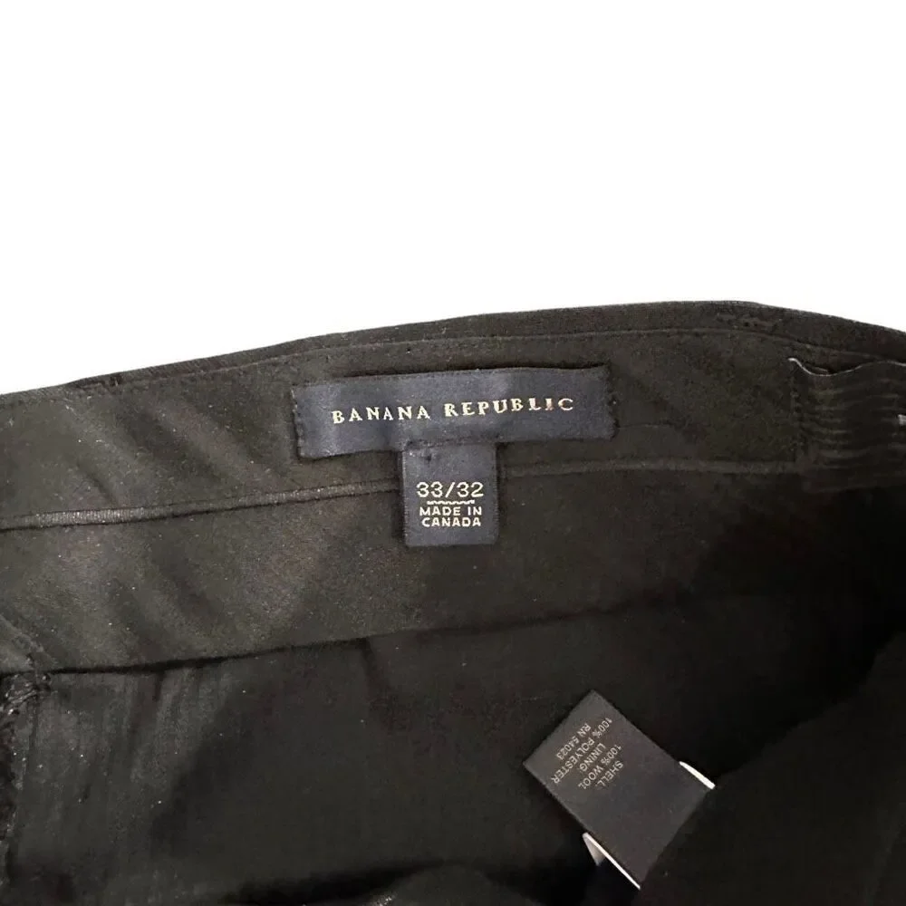 Banana Republic lanificio men’s dress pants size 33/32